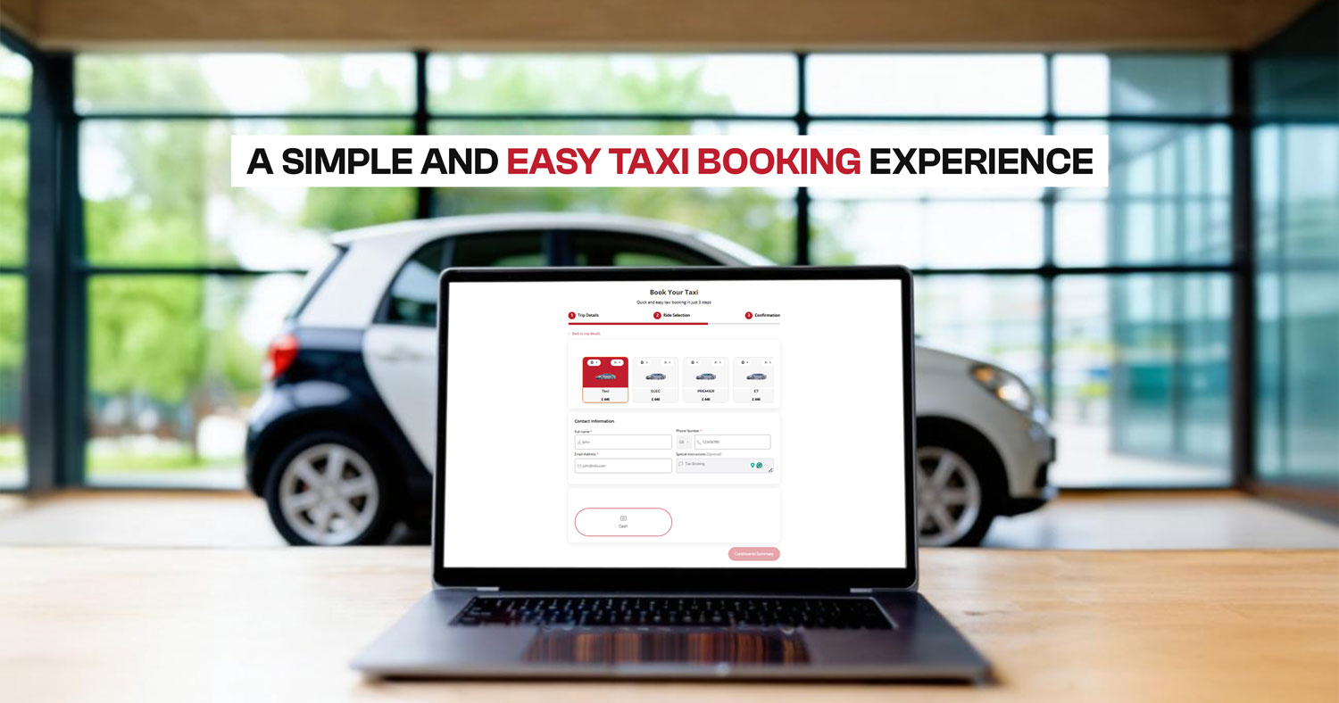Leeds Cab taxi booking plugin, offering simple and easy booking experience with simple ride options. 