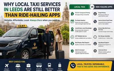 Why Local Taxi Services in Leeds Are Still Better Than Ride-Hailing Apps